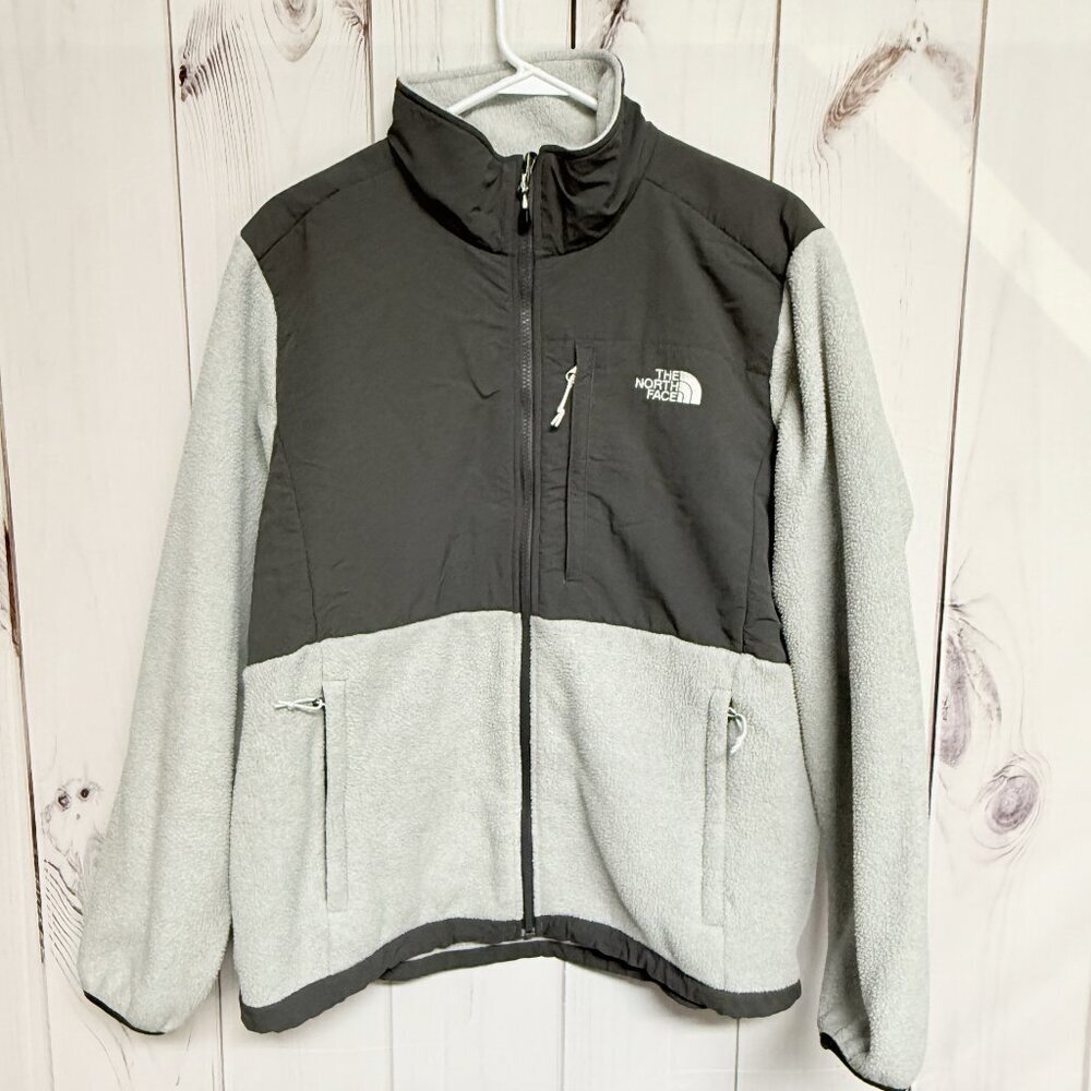 The North Face Women’s Denali Jacket XL Gray Fleece EUC
